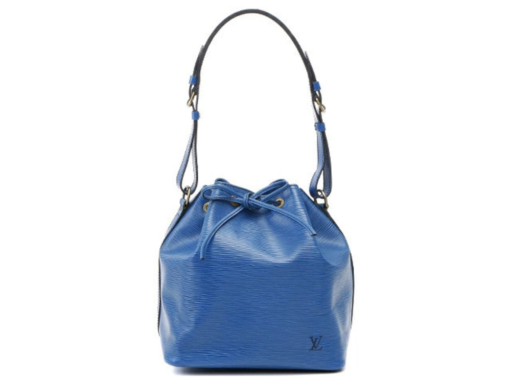 LOUIS VUITTON Shoulder Bag Toledo Blue Epi Leather